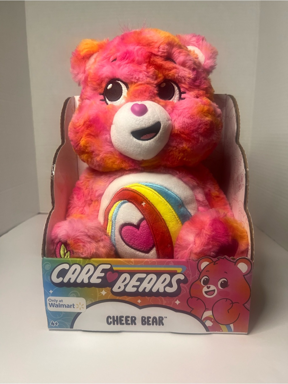 Care Bears Cheer Bear Plush - Pink, Orange, Yellow